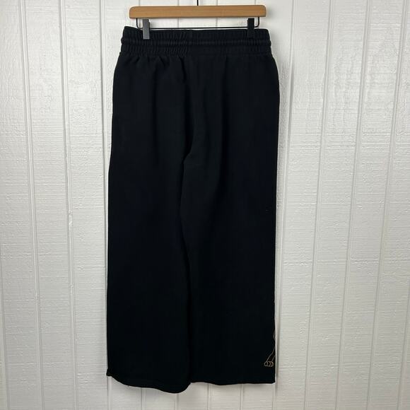 Disney Lion King Wide Leg Sweatpants Lounge Graphic Simba Black Women L - Picture 6 of 8